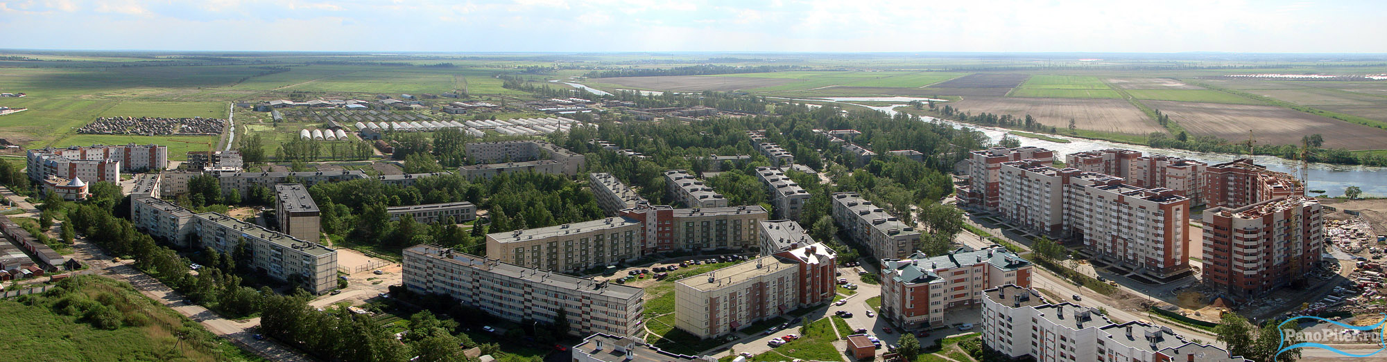 пос. Тельмана, вид на посёлок (2008 год)